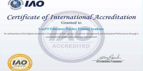 IAO Certificate 1